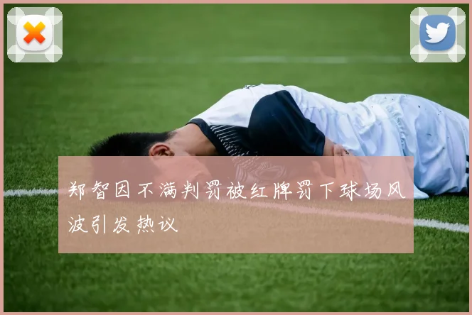 郑智因不满判罚被红牌罚下球场风波引发热议